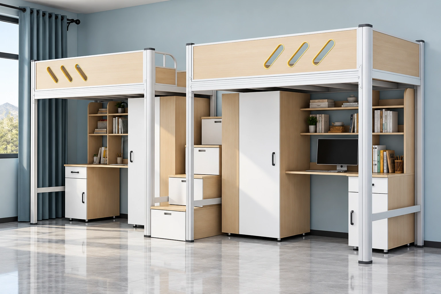 Dormitory furniture · S003 · AI reconstruction