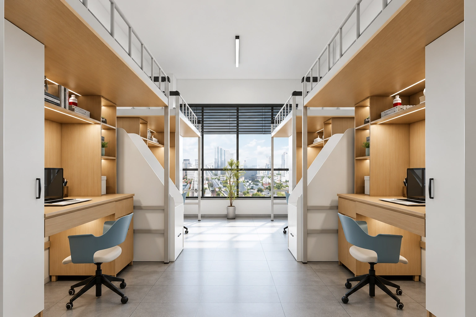 Dormitory furniture · S004 · AI reconstruction