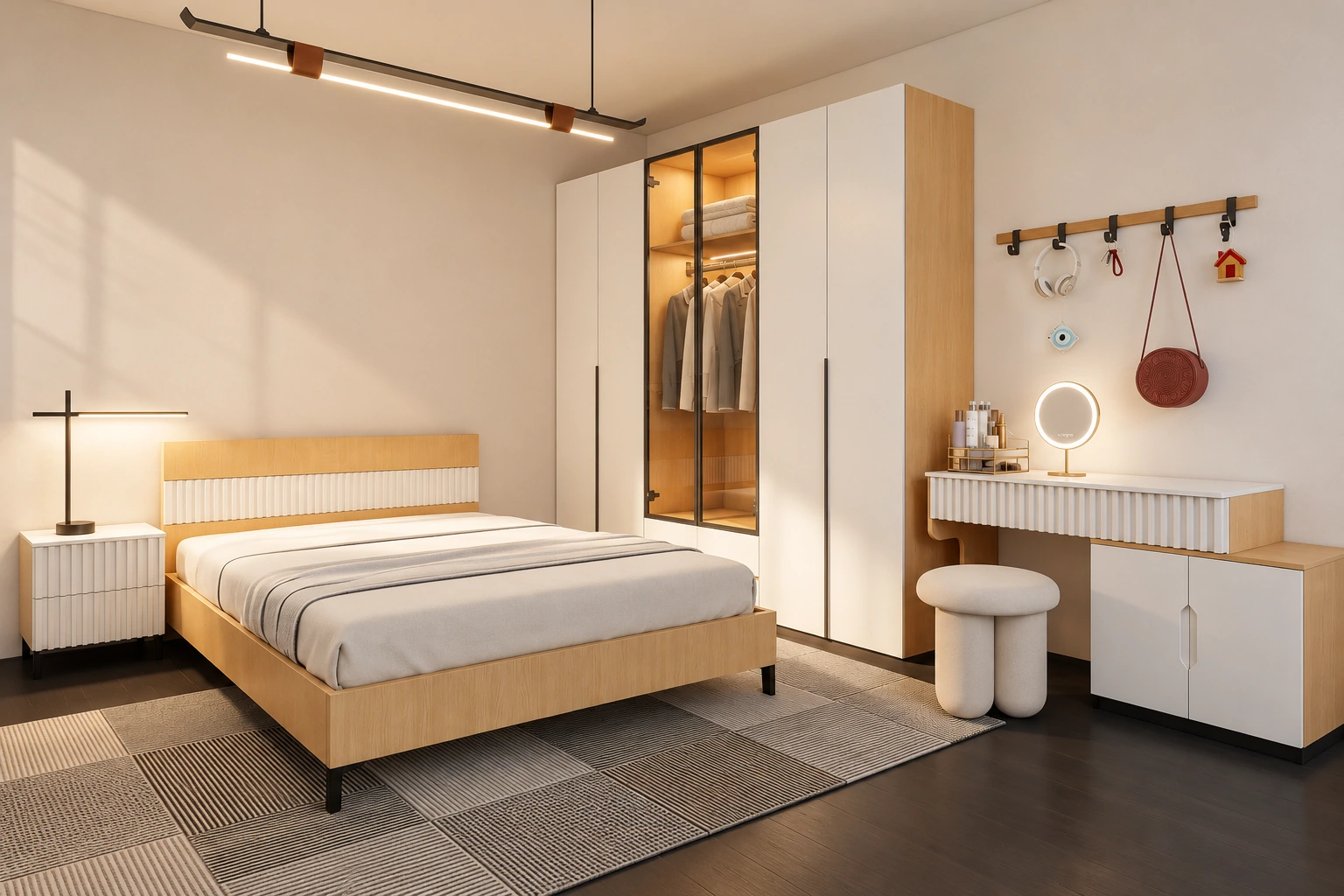 Bedroom furniture · B003 · AI reconstruction