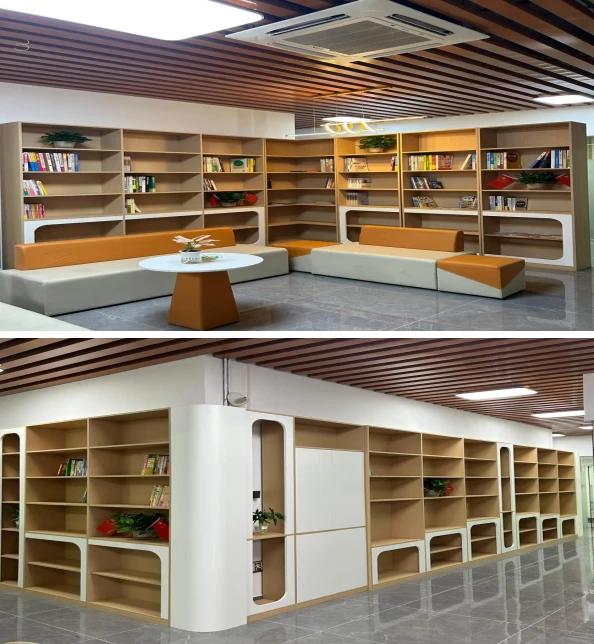Yonghefu Kindergarten, Shajing, Shenzhen — bookcases, storage cabinets and sofas