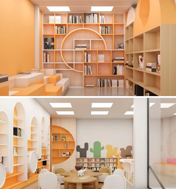 Huizhou Kindergarten, school unconfirmed — bookcases, storage and loose furniture