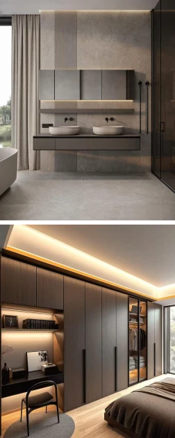 LVR, Bangkok · wardrobes and bathroom cabinets