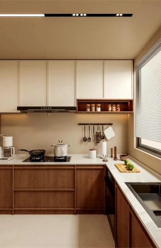 Philippine Sea View City, source title — kitchen and dining-area cabinets