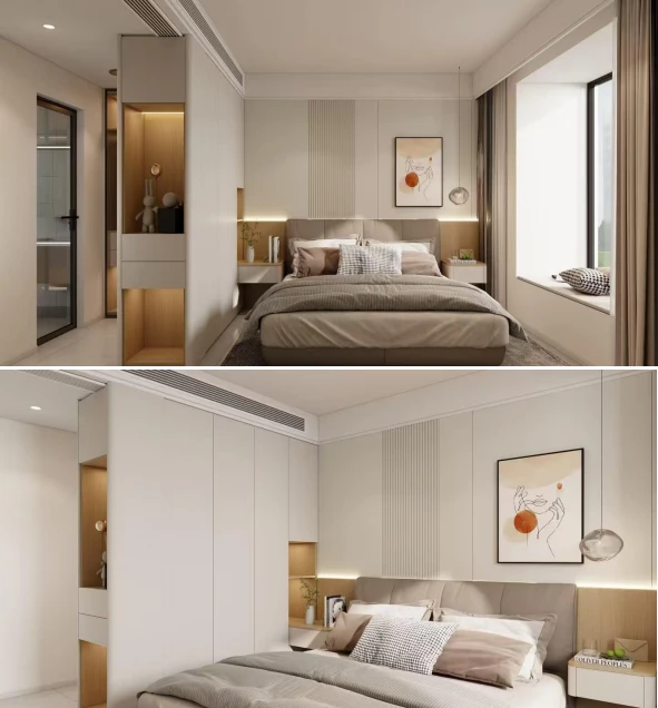 Dubai Hotel 2, source label — wardrobes and bedside cabinets