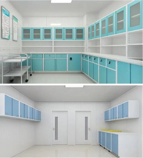 Shantou Hospital Nurse Station — storage cabinets, functional cabinets and nurse-station furniture
